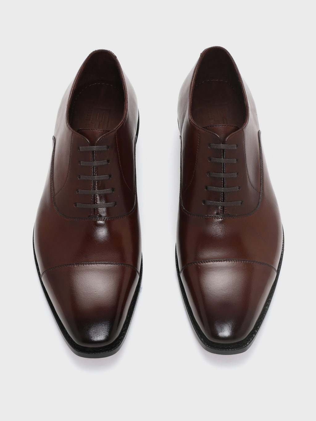 LINCOLN, CAP-TOE OXFORD - BROWN