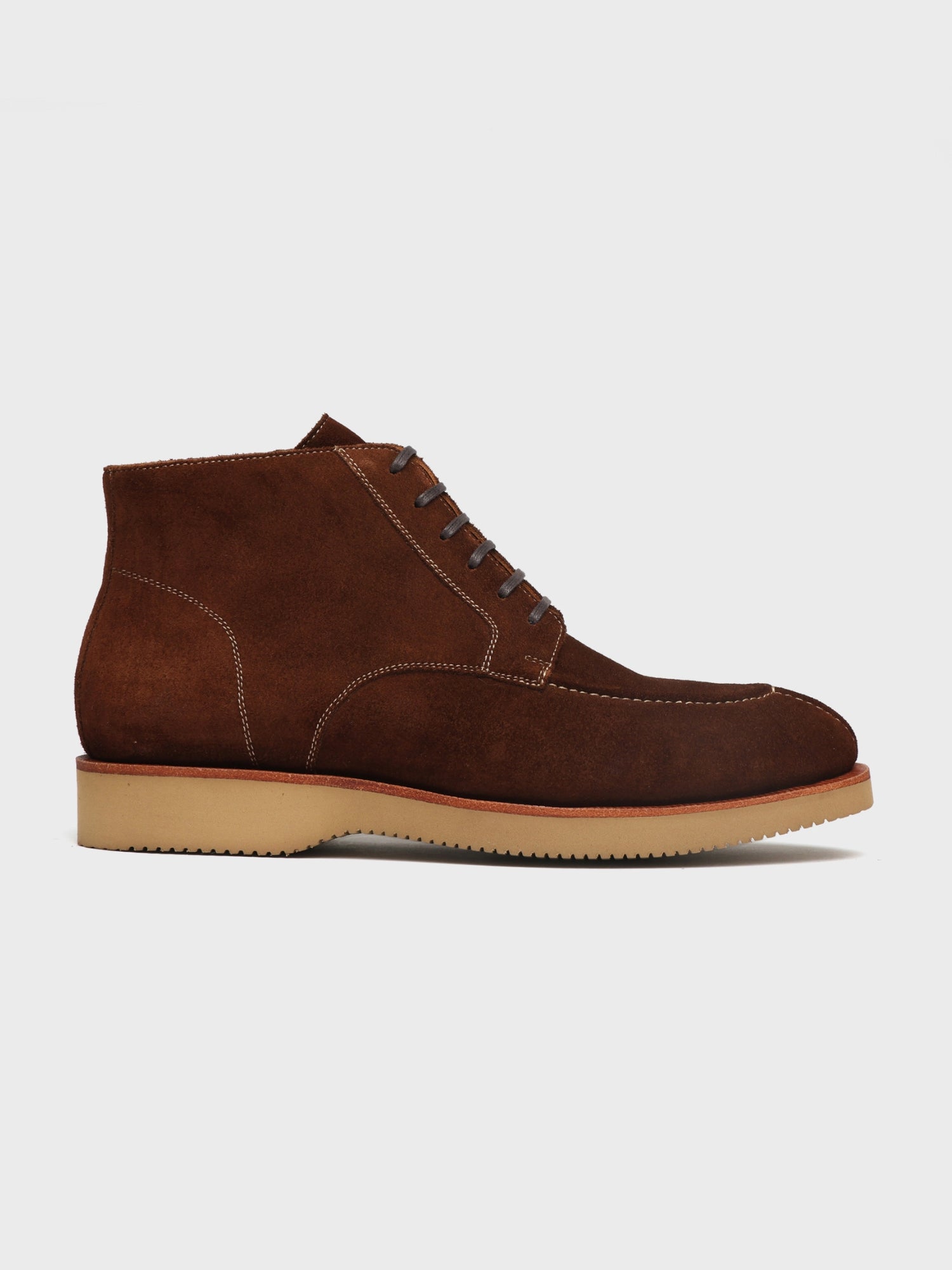 HUDSON, MOC-TOE DERBY BOOT - POLO BROWN GO RAIN