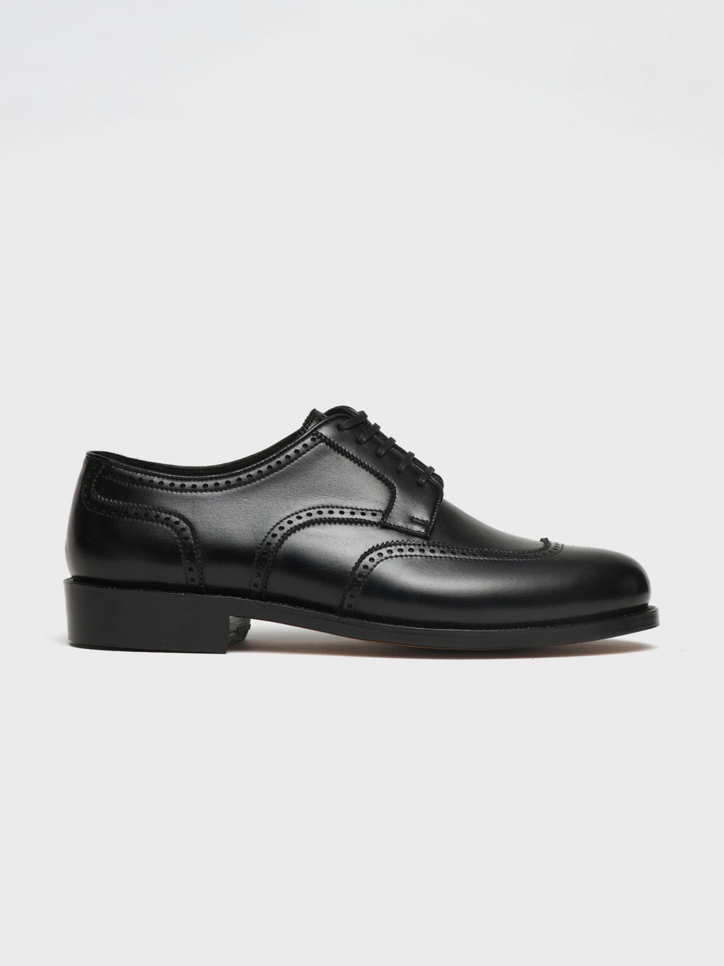 DUWIN,U-SHAPED WING DERBY - BLACK