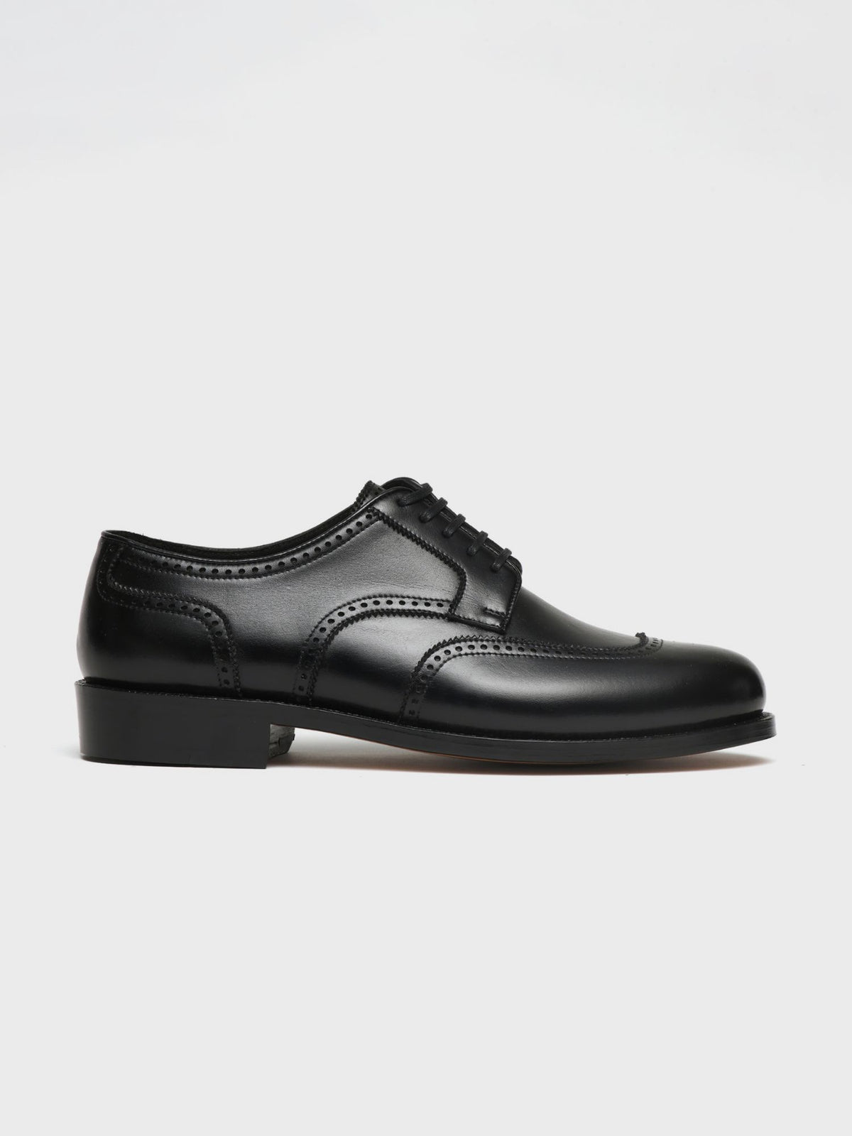 DUWIN,U-SHAPED WING DERBY - BLACK