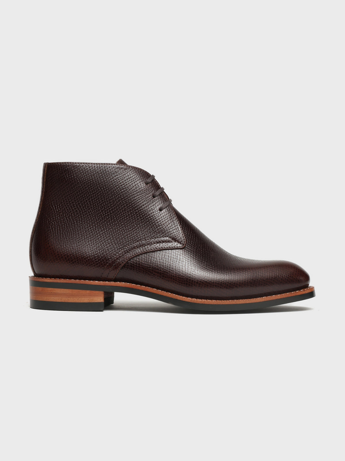 LANGSTON, CHUKKA BOOT - SADDLE BROWN HATCH-GRAIN