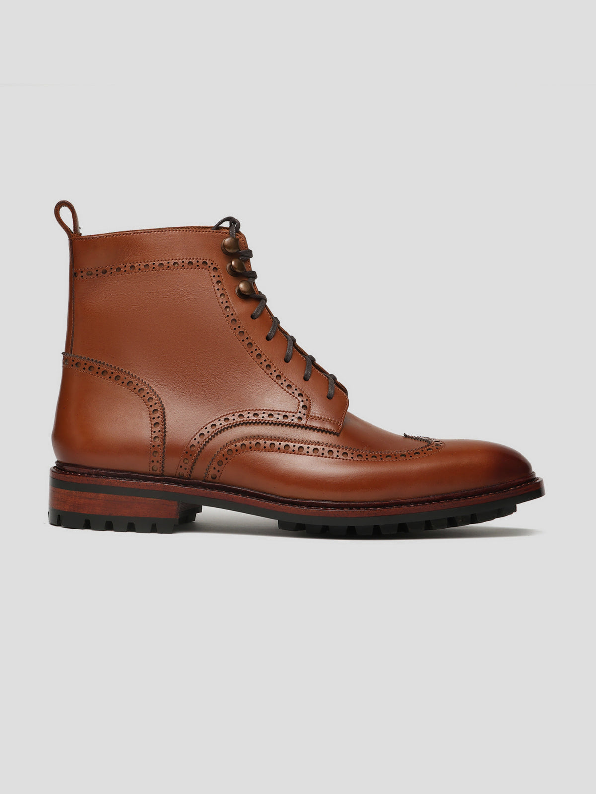 HAROLD, WINGTIP DERBY BOOT - TAN