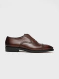 DEREK, QUARTER BROGUE OXFORD - BROWN