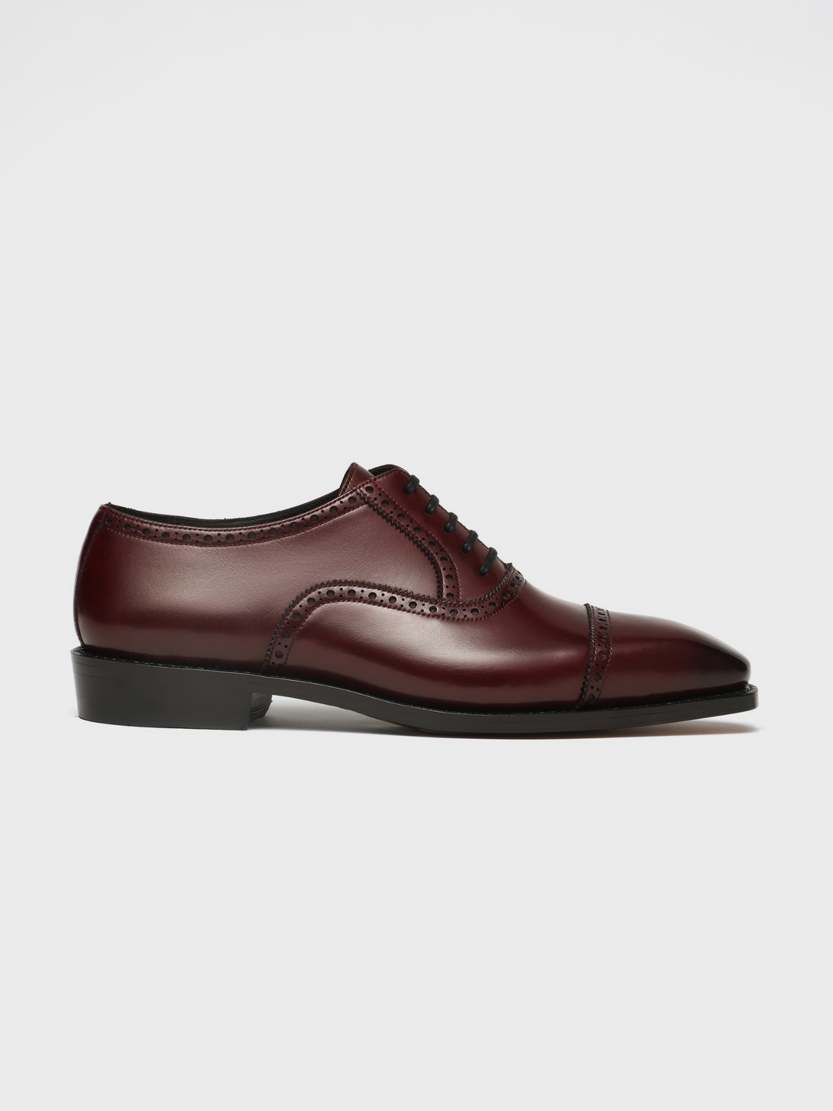 DEREK, QUARTER BROGUE OXFORD - BORDO