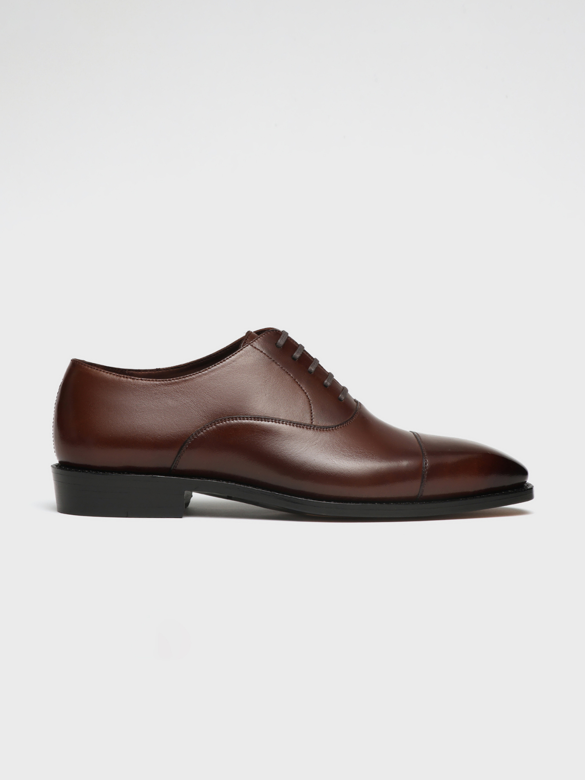 LINCOLN, CAP-TOE OXFORD - BROWN