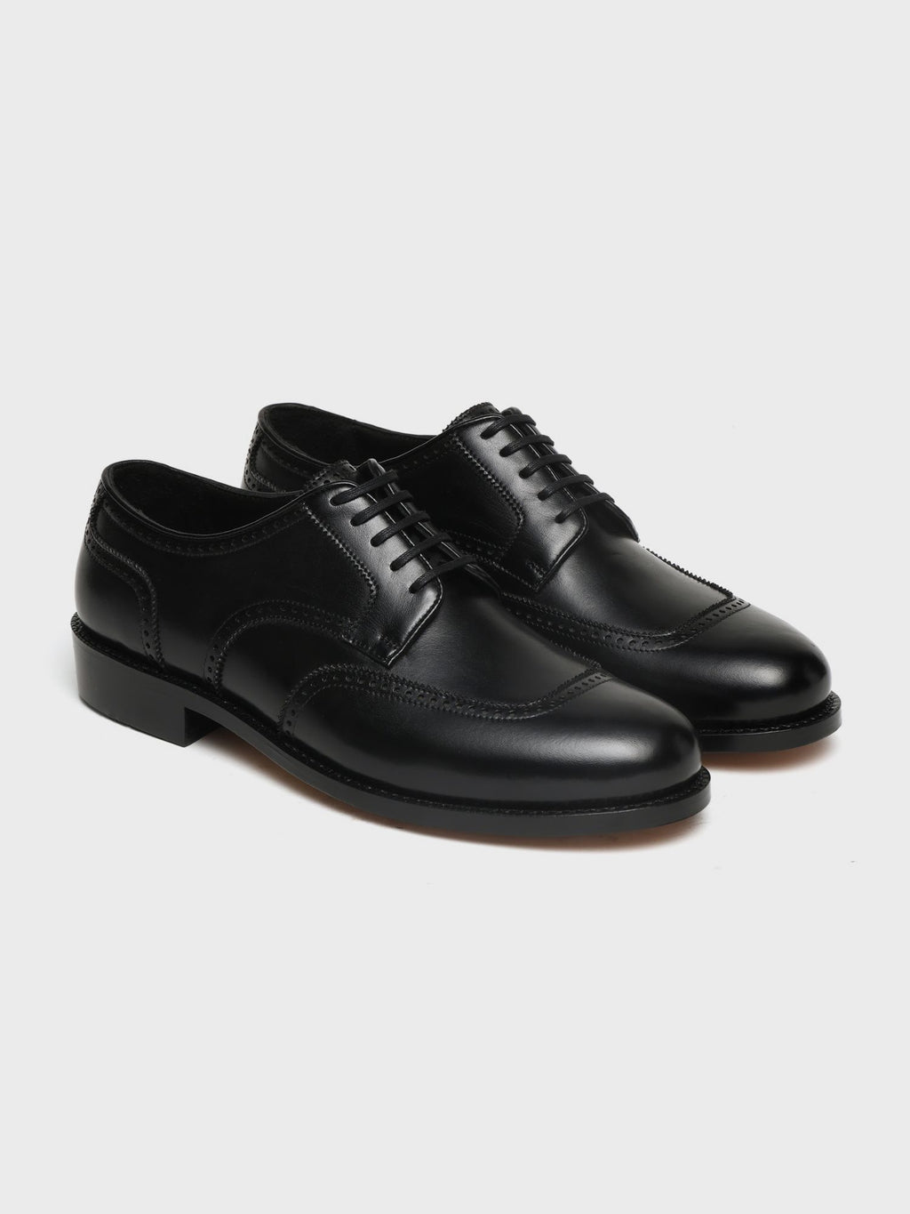 DUWIN,U-SHAPED WING DERBY - BLACK