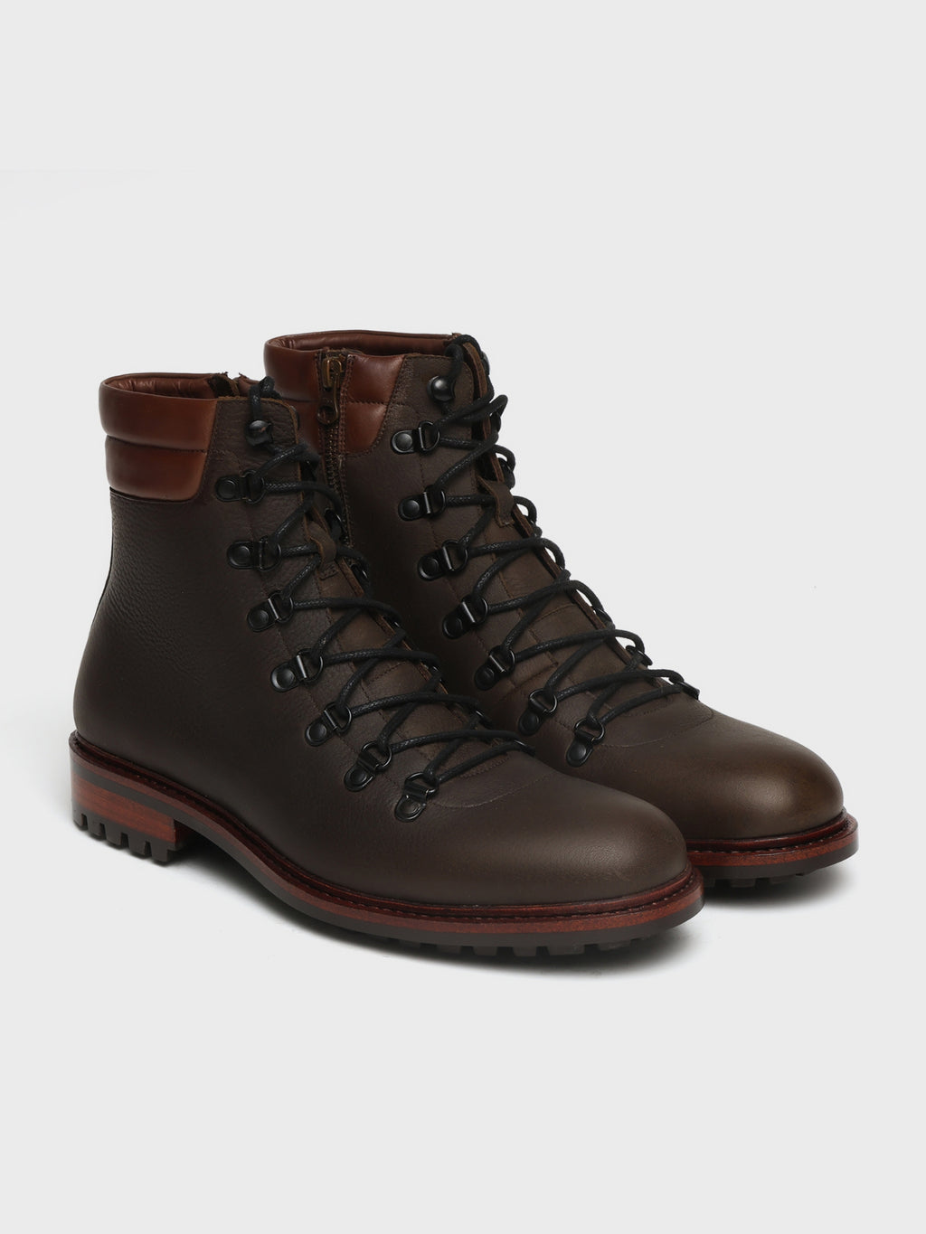 TRAPPER, LACE-UP BOOT - WAXY MILLED