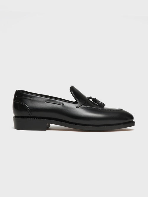 CARTER, TASSEL LOAFER - BLACK
