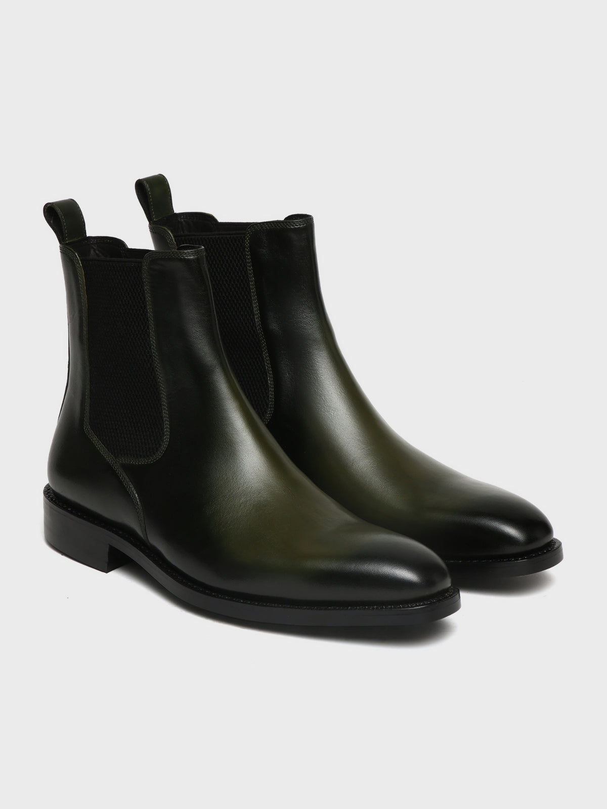 FENWICK, CHELSEA BOOT - GREEN PATINA
