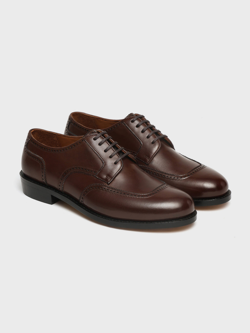 DUWIN,U-SHAPED WING DERBY - BROWN