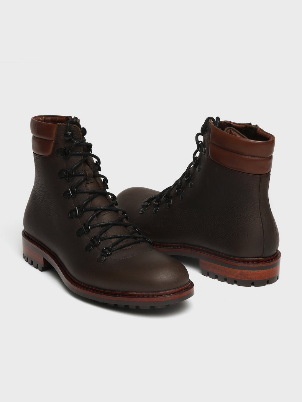 TRAPPER, LACE-UP BOOT - WAXY MILLED