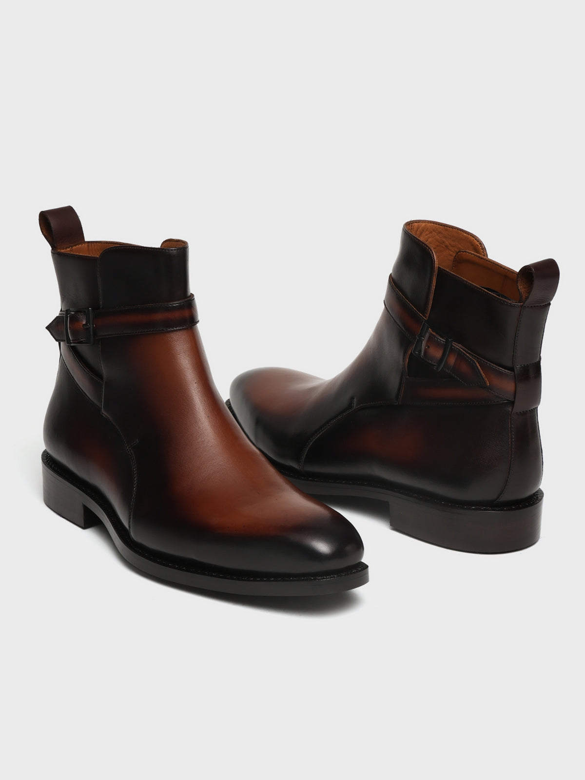 VEERAK, JODHPURI BOOT - BROWN