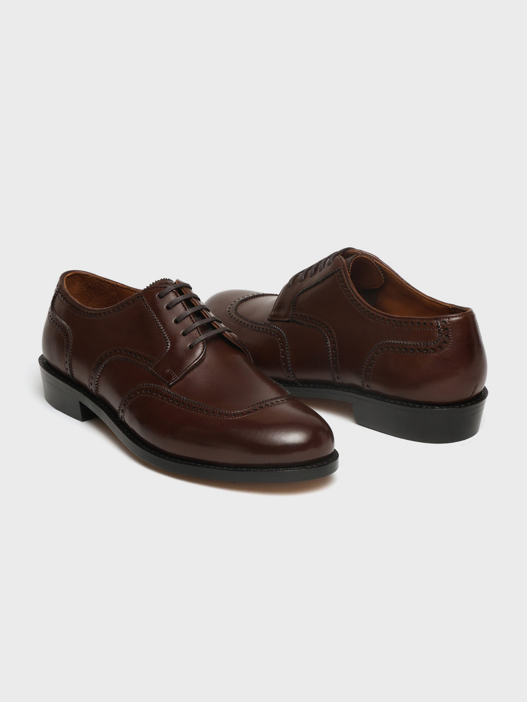 DUWIN,U-SHAPED WING DERBY - BROWN