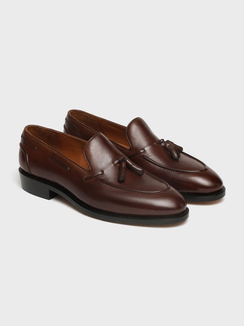 CARTER, TASSEL LOAFER - BROWN