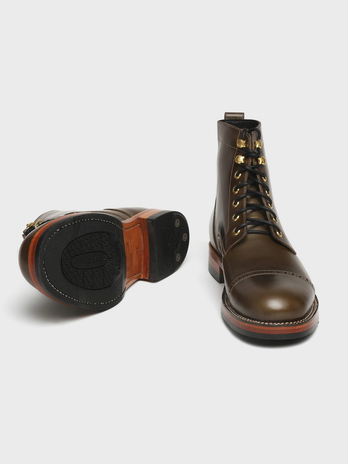 LEONARDO, COMBAT BOOT - OLIVE HORSERUMP