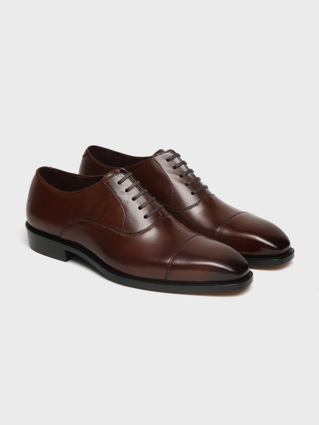 LINCOLN, CAP-TOE OXFORD - BROWN