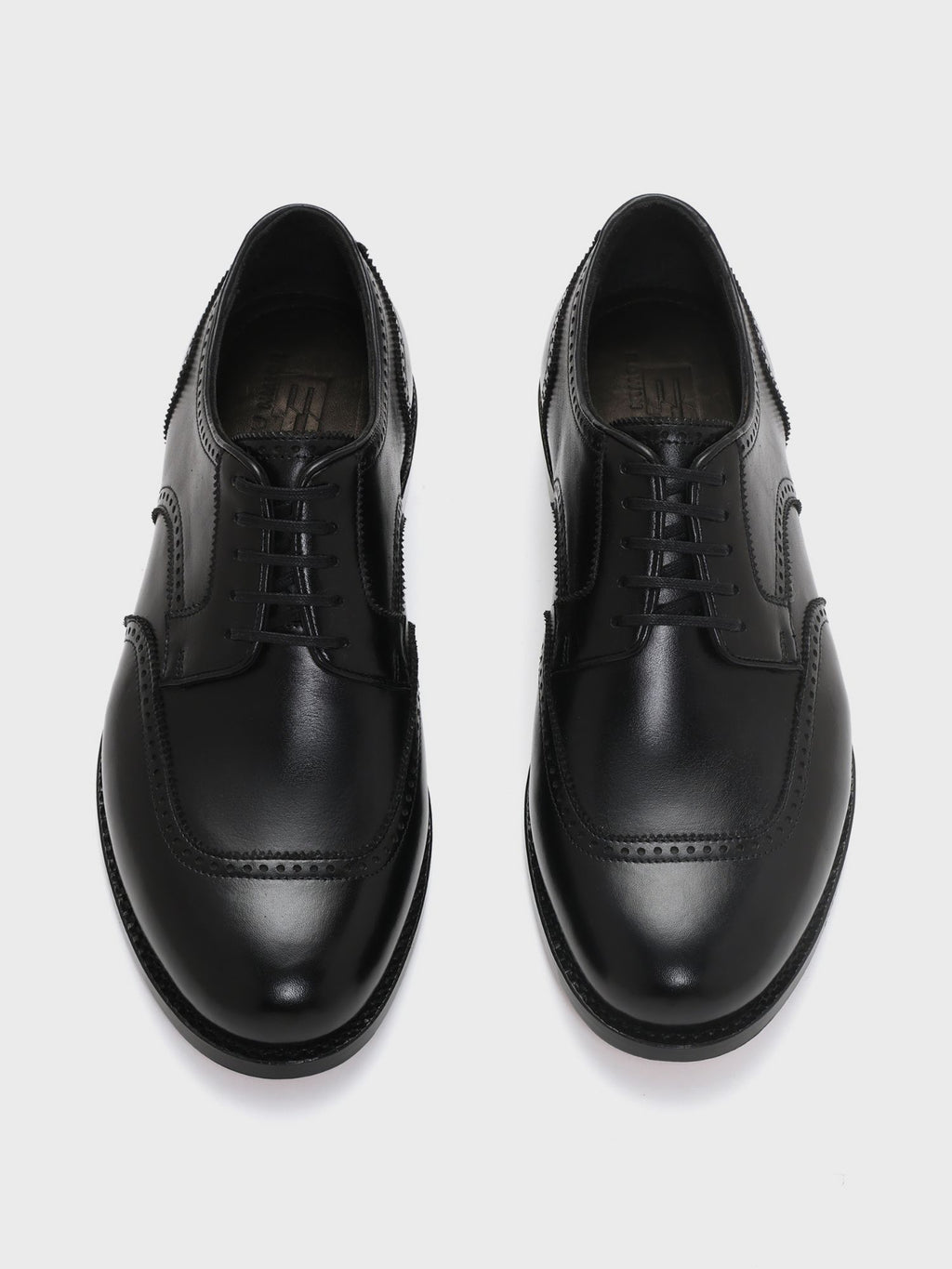 DUWIN,U-SHAPED WING DERBY - BLACK