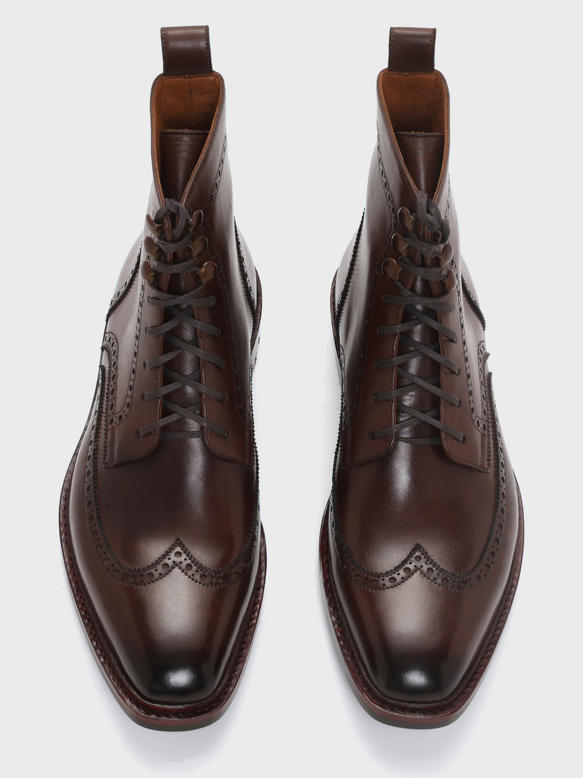 HAROLD, WINGTIP DERBY BOOT - BROWN