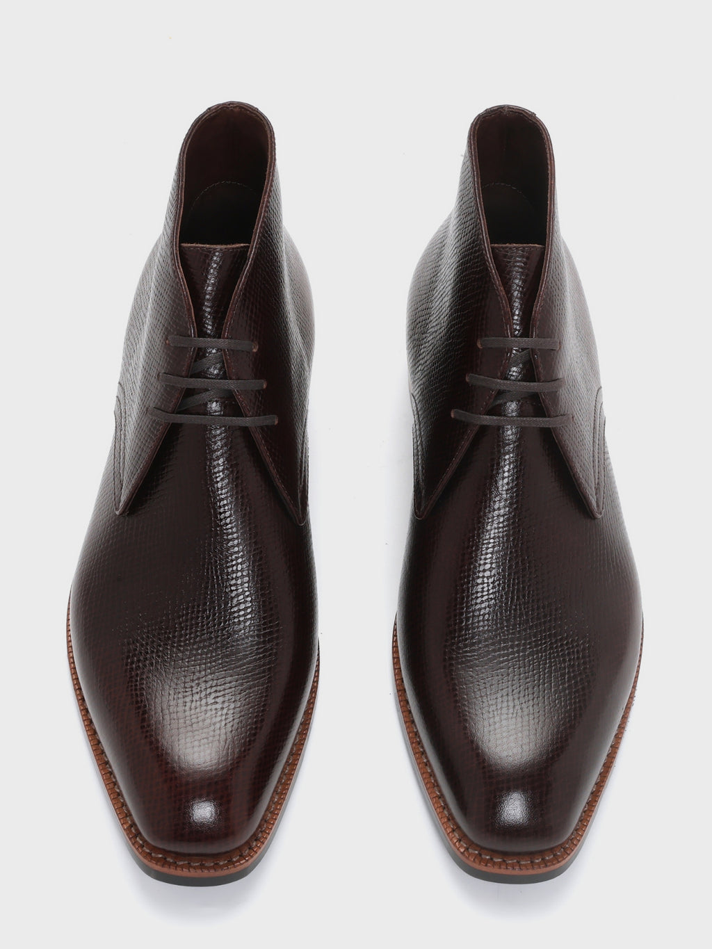LANGSTON, CHUKKA BOOT - SADDLE BROWN HATCH-GRAIN