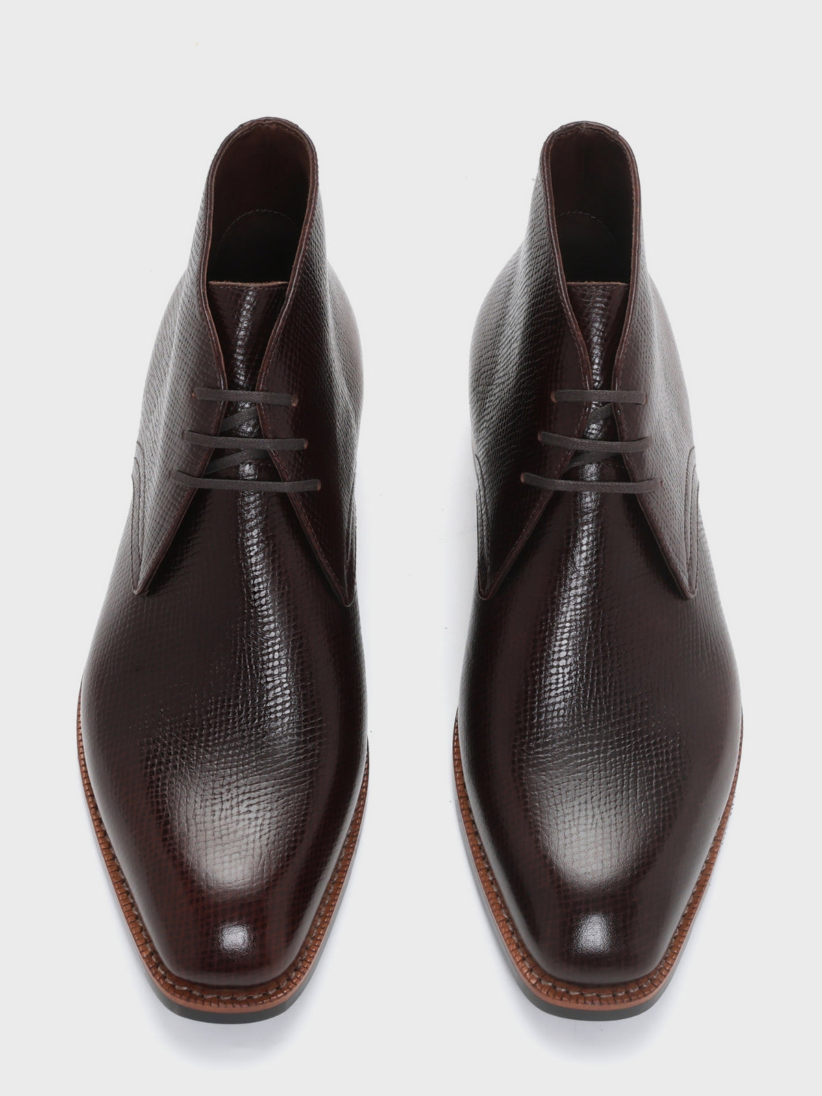 LANGSTON, CHUKKA BOOT - SADDLE BROWN HATCH-GRAIN