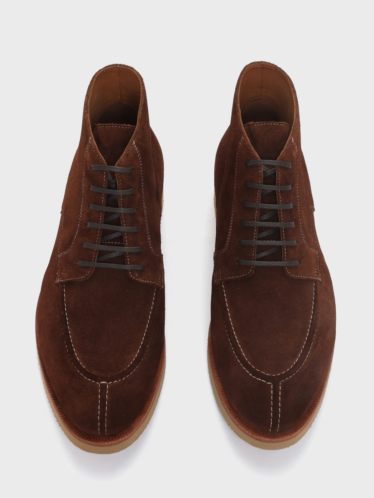 HUDSON, MOC-TOE DERBY BOOT - POLO BROWN GO RAIN