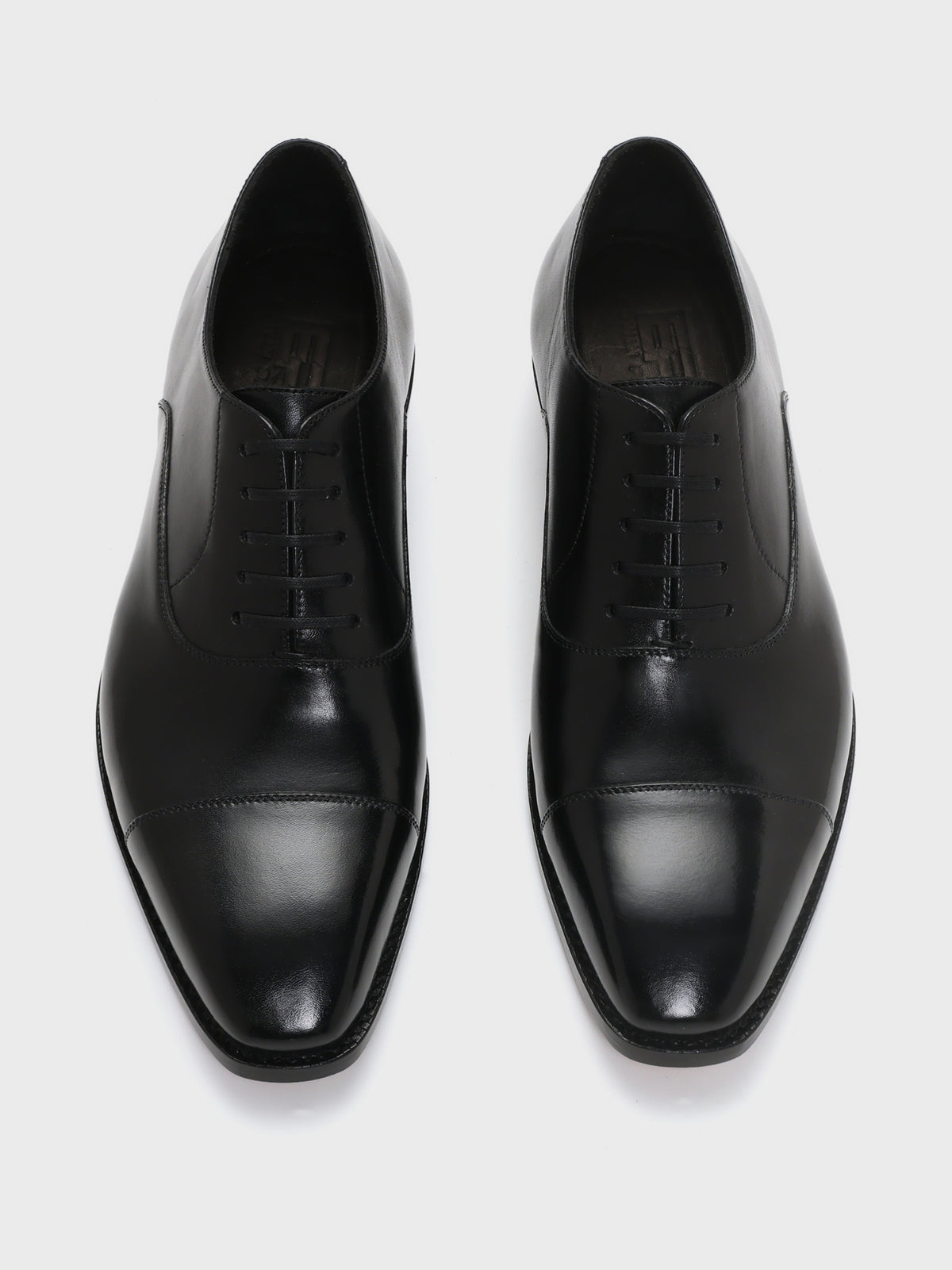 LINCOLN, CAP-TOE OXFORD - BLACK