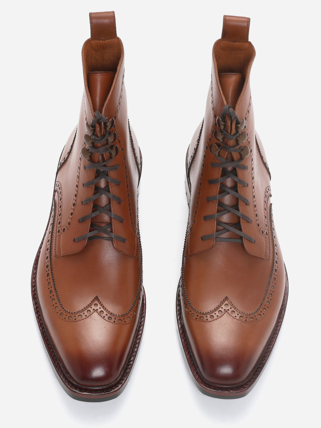 HAROLD, WINGTIP DERBY BOOT - TAN