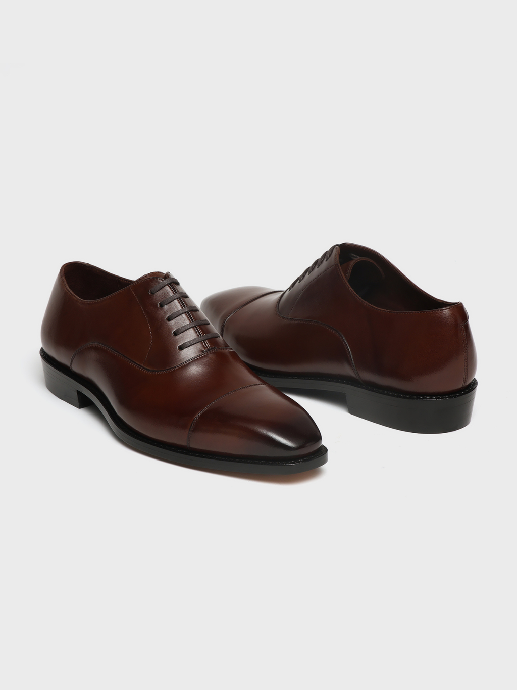 LINCOLN, CAP-TOE OXFORD - BROWN