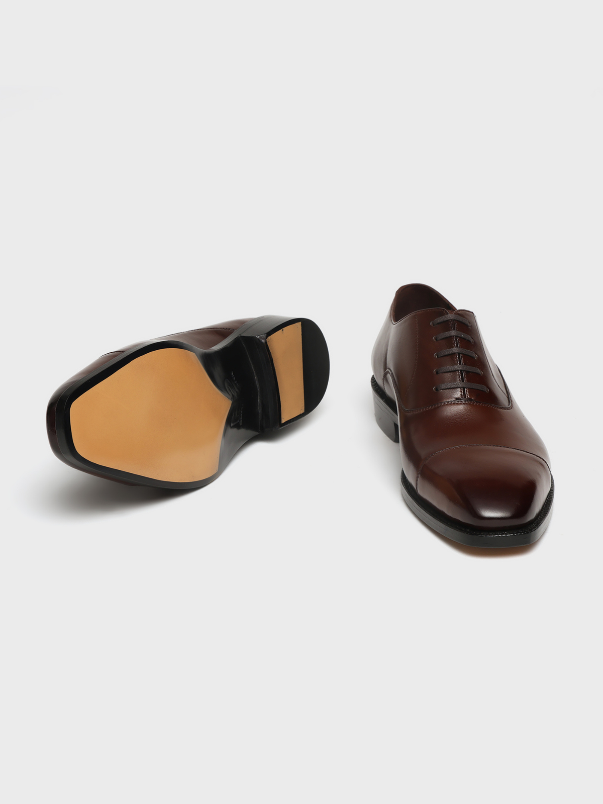 LINCOLN, CAP-TOE OXFORD - BROWN